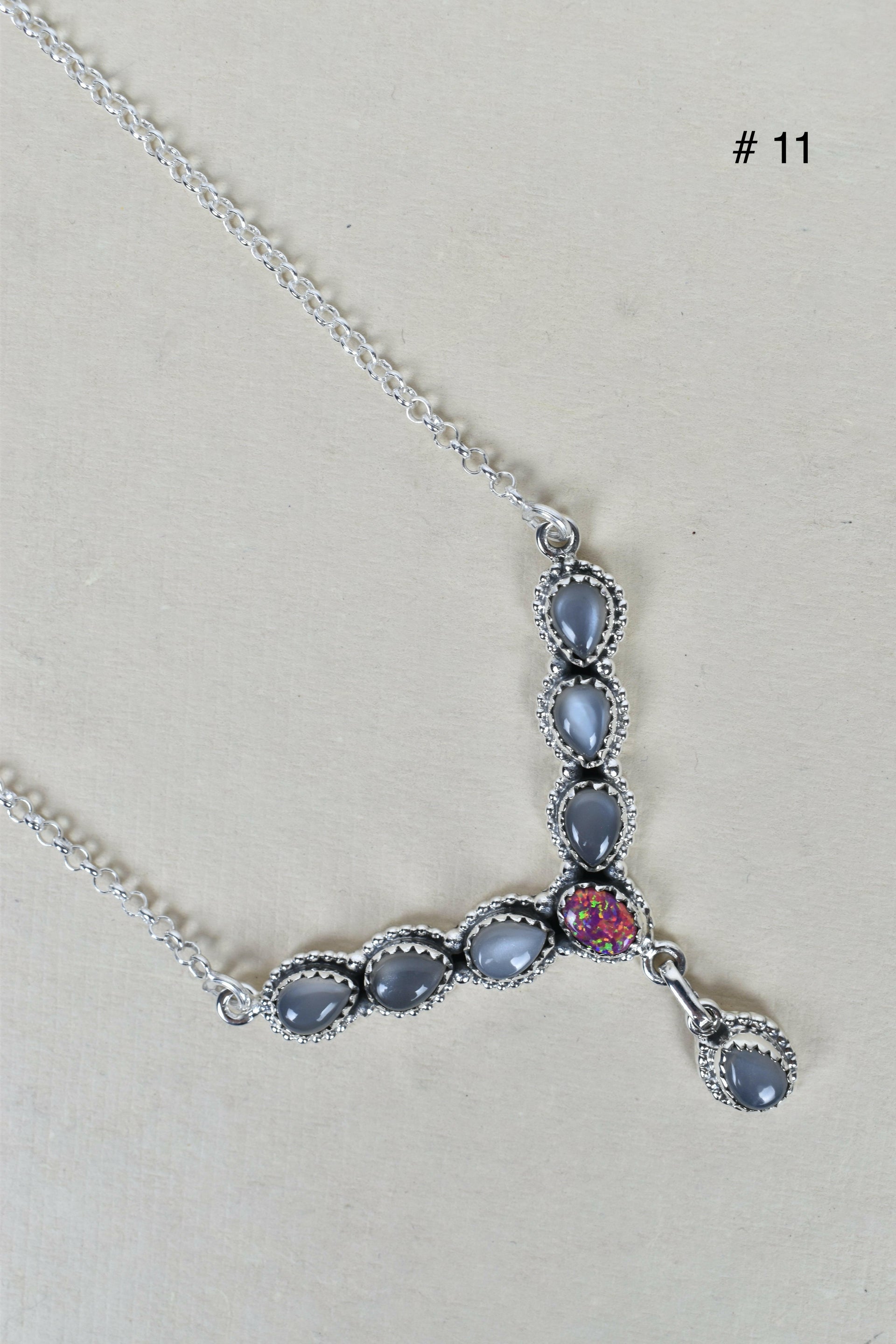 Y Knot Sterling Silver Necklace-Lariat and Y Necklaces-Krush Kandy, Women's Online Fashion Boutique Located in Phoenix, Arizona (Scottsdale Area)