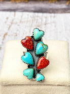 Love Is In The Air Heart Cluster Ring-Ring Sizers-Krush Kandy, Women's Online Fashion Boutique Located in Phoenix, Arizona (Scottsdale Area)