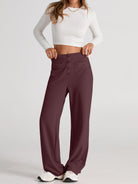 High Waist Wide Leg Pants-Pants-Krush Kandy, Women's Online Fashion Boutique Located in Phoenix, Arizona (Scottsdale Area)