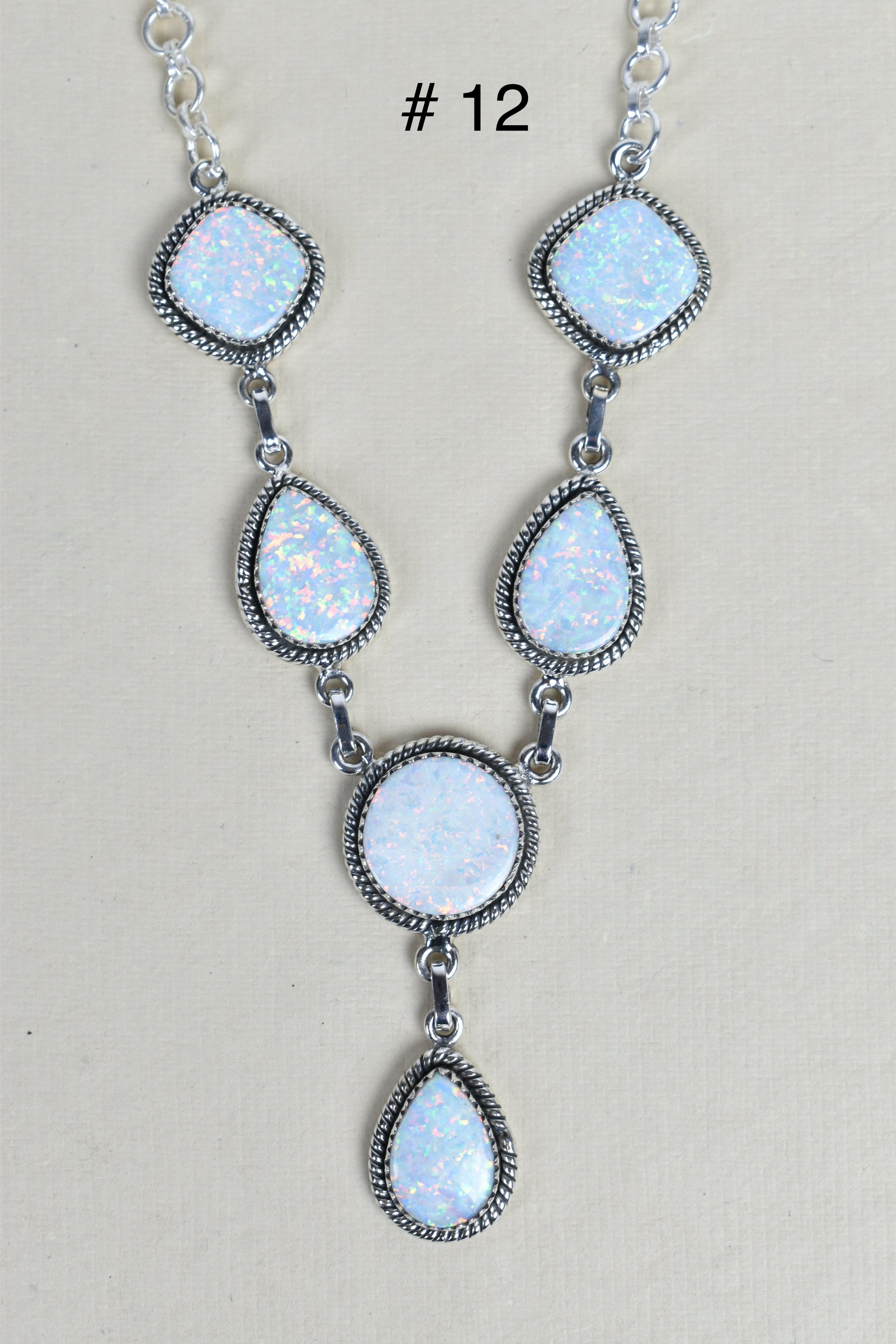 Sterling Silver Y Lariat Gemstone Necklace-Lariat and Y Necklaces-Krush Kandy, Women's Online Fashion Boutique Located in Phoenix, Arizona (Scottsdale Area)