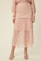 Lace Contrast Maxi Skirt-Skirts-Krush Kandy, Women's Online Fashion Boutique Located in Phoenix, Arizona (Scottsdale Area)