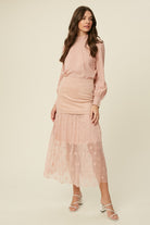 Lace Contrast Maxi Skirt-Skirts-Krush Kandy, Women's Online Fashion Boutique Located in Phoenix, Arizona (Scottsdale Area)