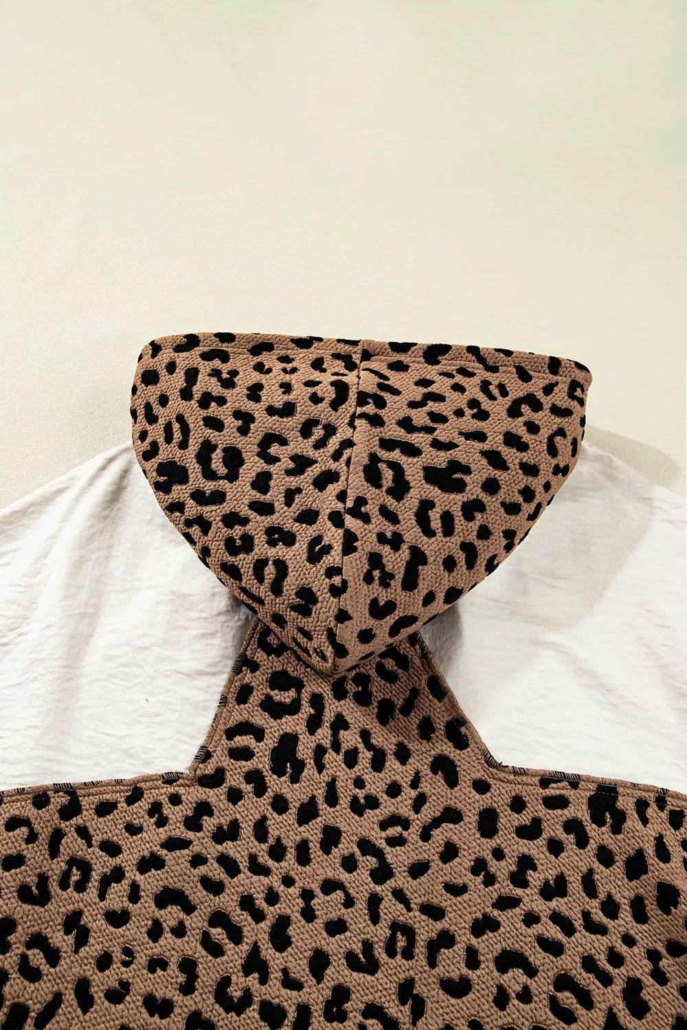 Drawstring Leopard Long Sleeve Hooded Jacket-Jacket-Krush Kandy, Women's Online Fashion Boutique Located in Phoenix, Arizona (Scottsdale Area)