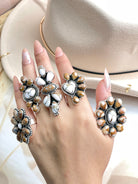 Angel Dahlia & Deer Fawn Rings no1-Rings-Krush Kandy, Women's Online Fashion Boutique Located in Phoenix, Arizona (Scottsdale Area)