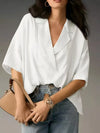 Collared Neck Half Sleeve Blouse-Krush Kandy, Women's Online Fashion Boutique Located in Phoenix, Arizona (Scottsdale Area)