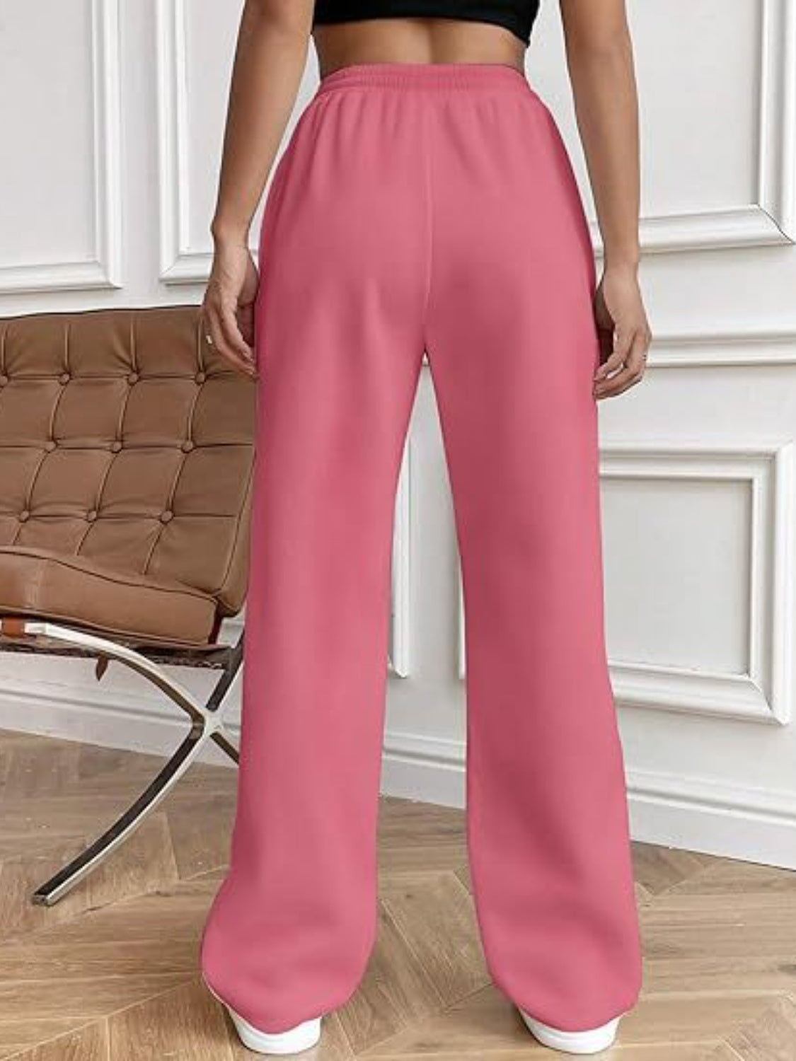 Drawstring Wide Leg Pants with Pockets-Krush Kandy, Women's Online Fashion Boutique Located in Phoenix, Arizona (Scottsdale Area)