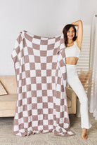 Cuddley Checkered Decorative Throw Blanket-Krush Kandy, Women's Online Fashion Boutique Located in Phoenix, Arizona (Scottsdale Area)