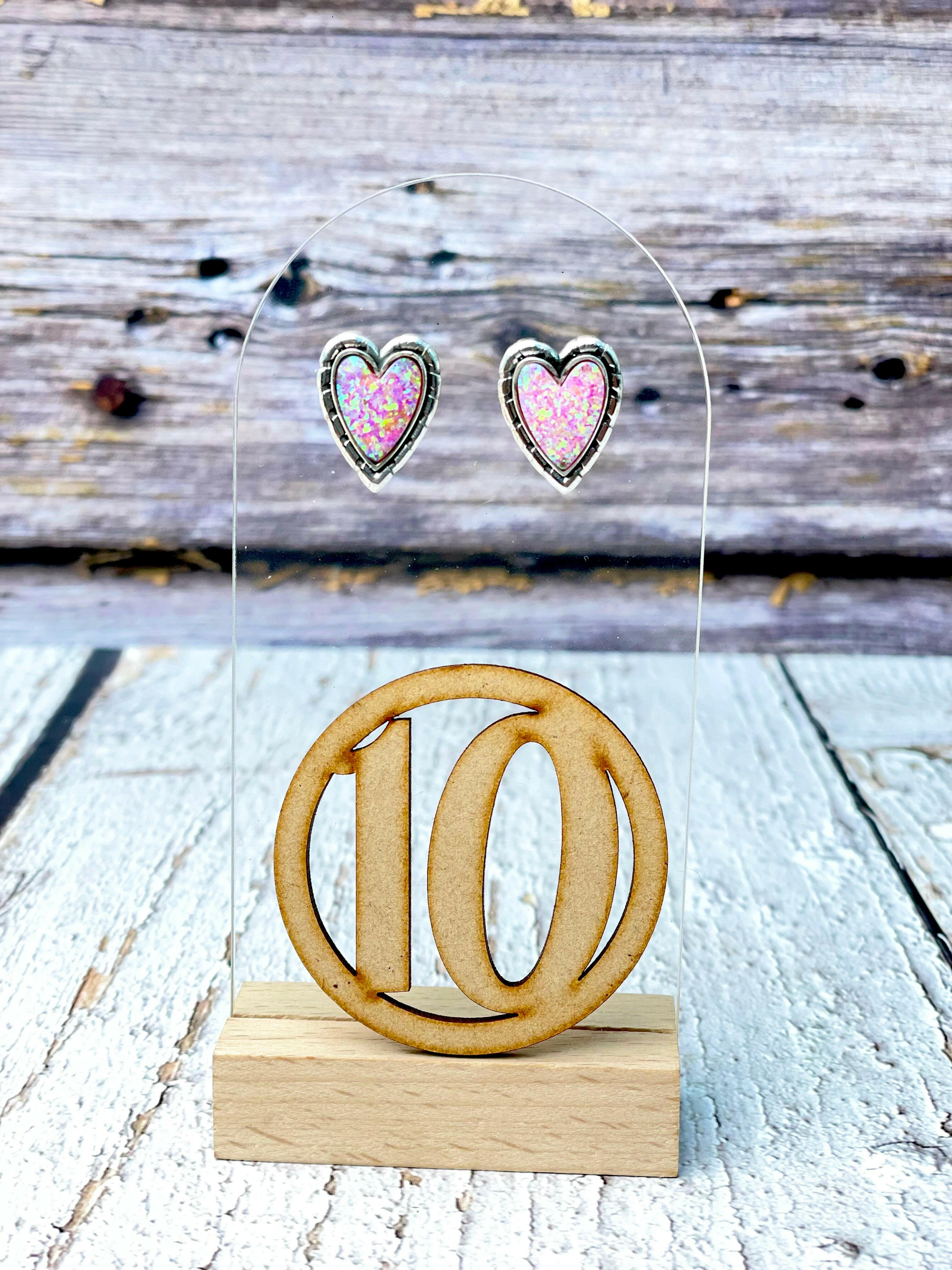 Love Is In The Air Heart Stud Earrings-Earrings-Krush Kandy, Women's Online Fashion Boutique Located in Phoenix, Arizona (Scottsdale Area)