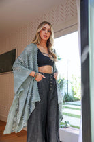 Embroidered Zig Zag Soft Kimono-Cardigans-Krush Kandy, Women's Online Fashion Boutique Located in Phoenix, Arizona (Scottsdale Area)