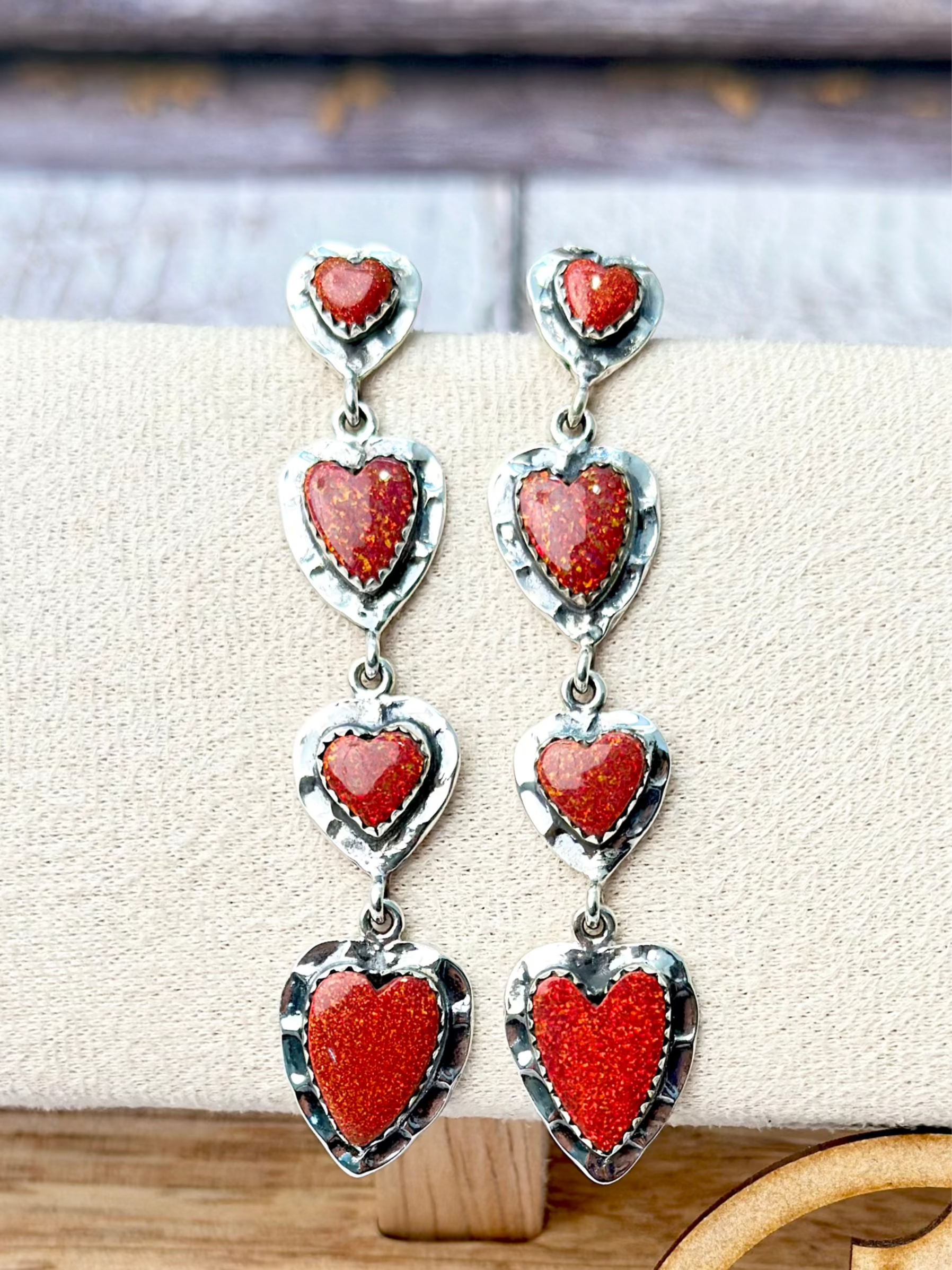 Fall For You Heart Earrings-Earrings-Krush Kandy, Women's Online Fashion Boutique Located in Phoenix, Arizona (Scottsdale Area)