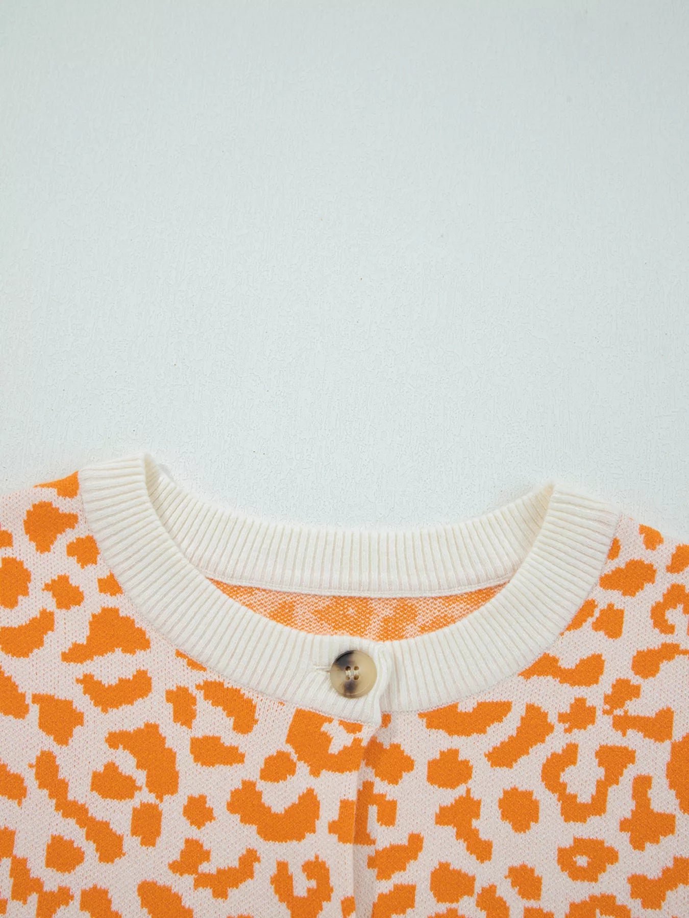 Leopard Drop Shoulder Chunky Knitted Cardigan-Sweater-Krush Kandy, Women's Online Fashion Boutique Located in Phoenix, Arizona (Scottsdale Area)