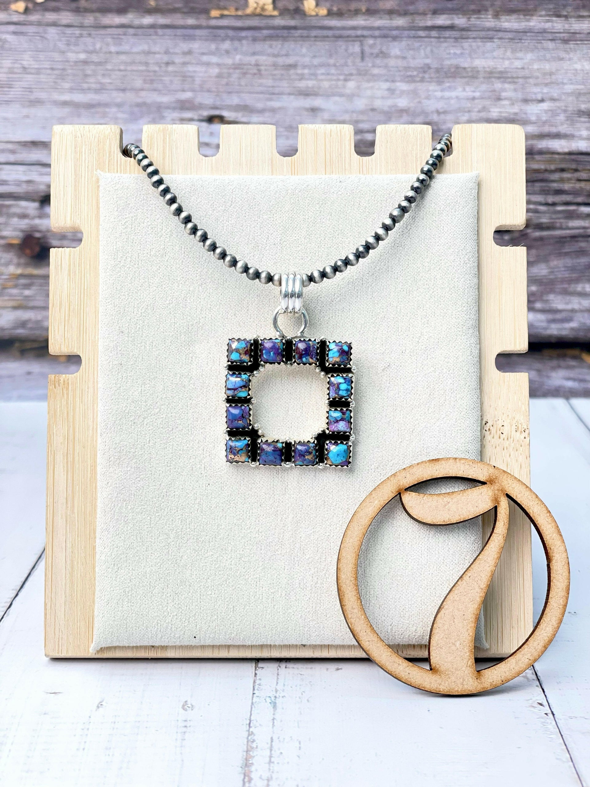 Square Dance Desert Pearl Stone Necklaces-Necklaces-Krush Kandy, Women's Online Fashion Boutique Located in Phoenix, Arizona (Scottsdale Area)