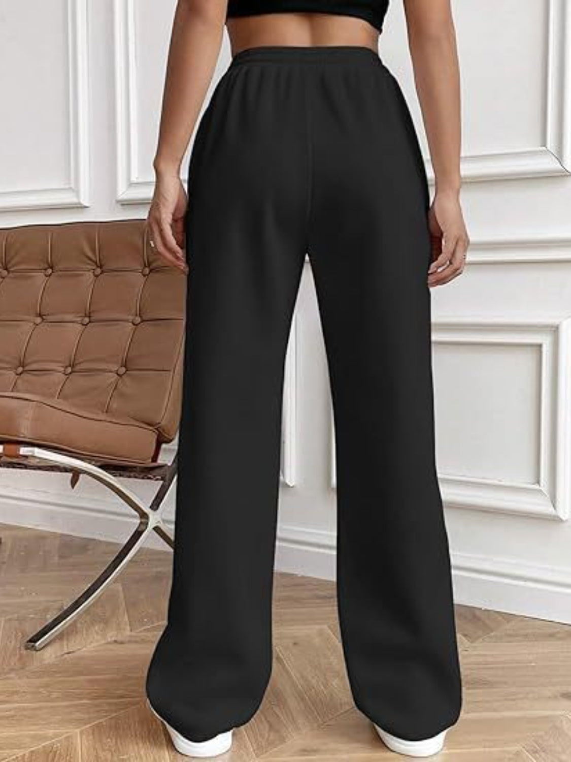 Drawstring Wide Leg Pants with Pockets-Krush Kandy, Women's Online Fashion Boutique Located in Phoenix, Arizona (Scottsdale Area)