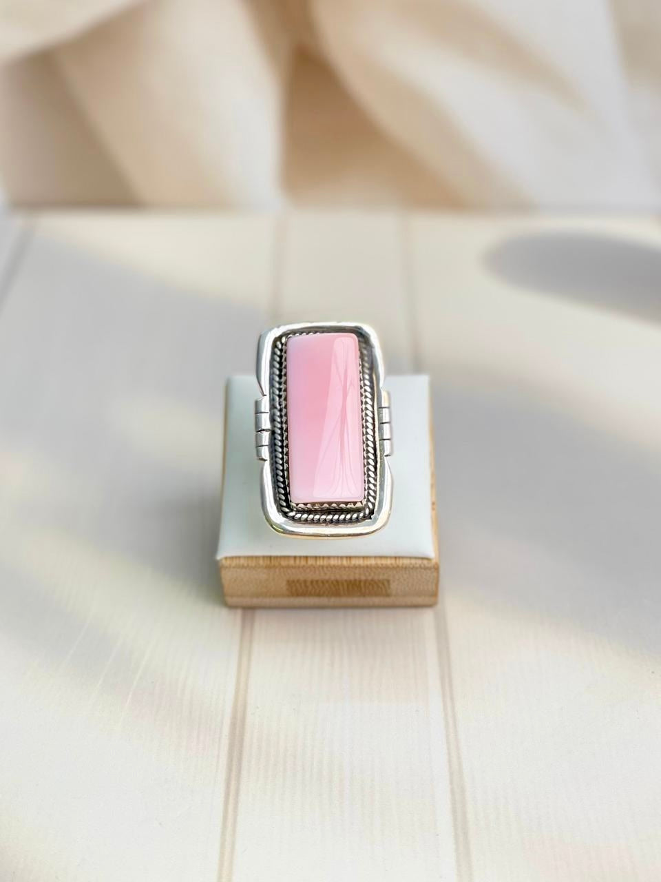 Pink Conch Bar Slab Rings-Rings-Krush Kandy, Women's Online Fashion Boutique Located in Phoenix, Arizona (Scottsdale Area)