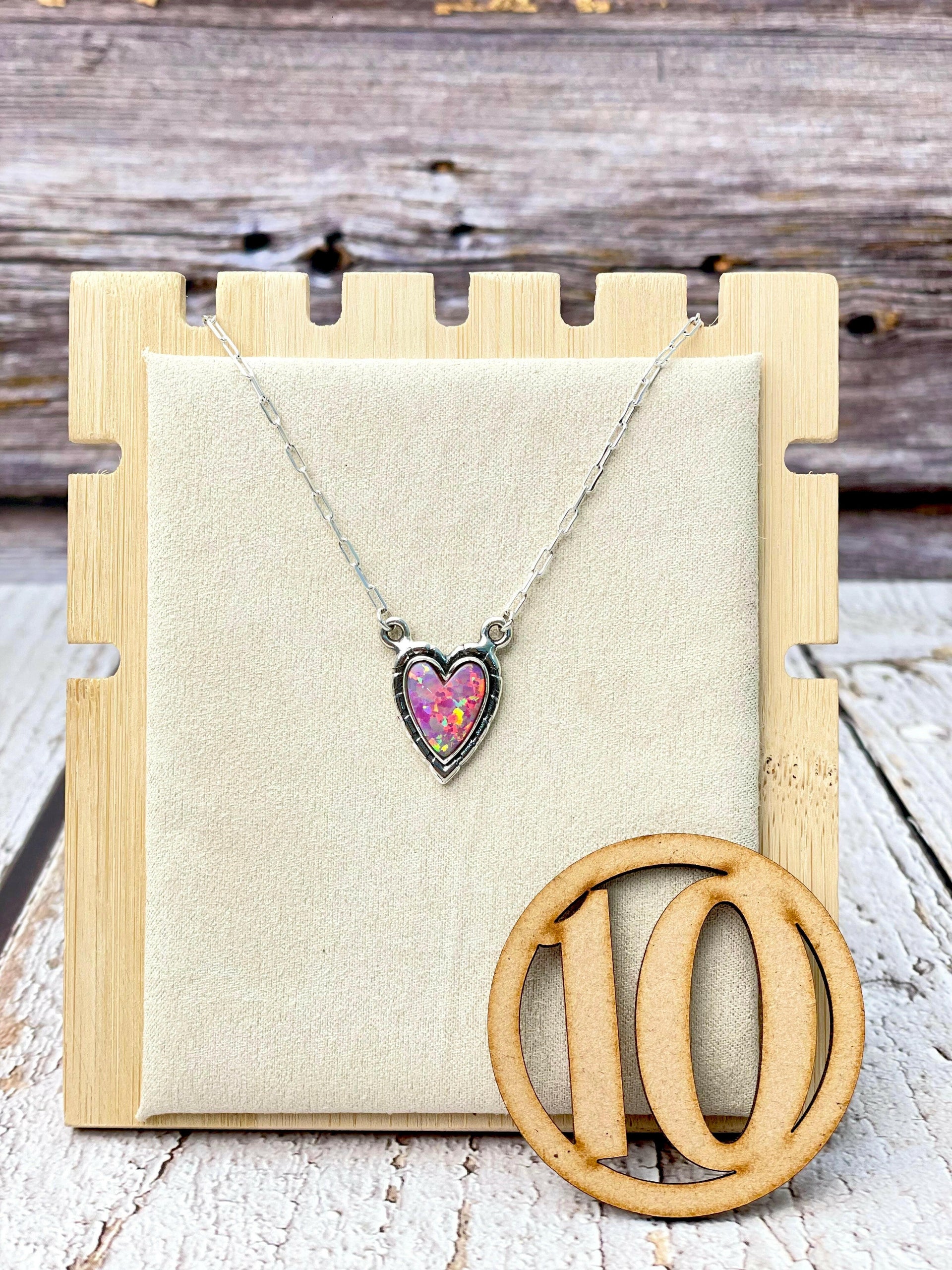 Full Of Love Heart Slab Necklace-Necklaces-Krush Kandy, Women's Online Fashion Boutique Located in Phoenix, Arizona (Scottsdale Area)