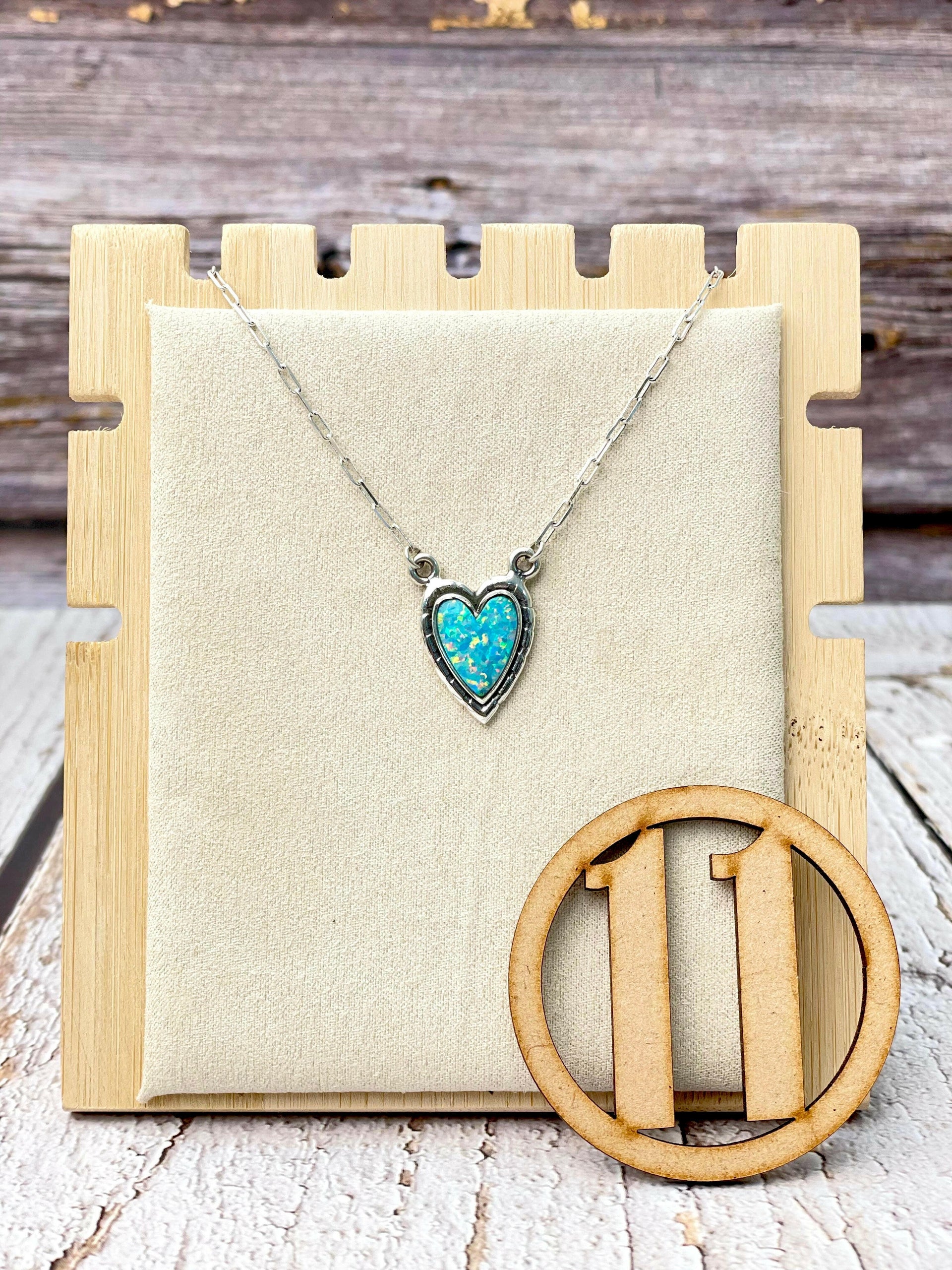 Full Of Love Heart Slab Necklace-Necklaces-Krush Kandy, Women's Online Fashion Boutique Located in Phoenix, Arizona (Scottsdale Area)