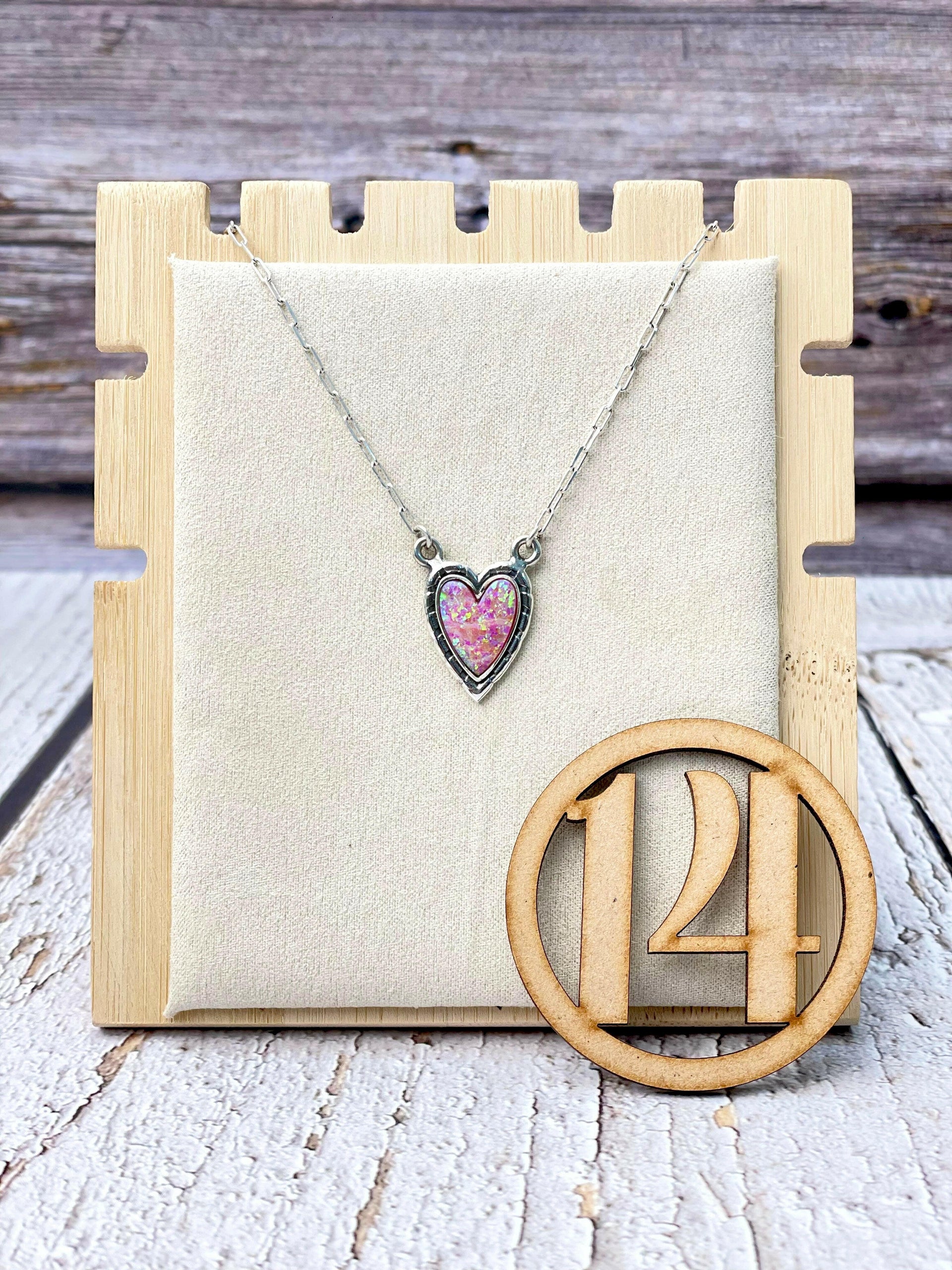 Full Of Love Heart Slab Necklace-Necklaces-Krush Kandy, Women's Online Fashion Boutique Located in Phoenix, Arizona (Scottsdale Area)