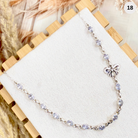 Crystal Charmer Bow Necklace-Necklaces-Krush Kandy, Women's Online Fashion Boutique Located in Phoenix, Arizona (Scottsdale Area)