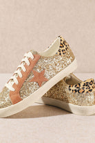 SKYLAR - Glitter Star Rhinestone Platform Sneakers-Sneakers-Krush Kandy, Women's Online Fashion Boutique Located in Phoenix, Arizona (Scottsdale Area)