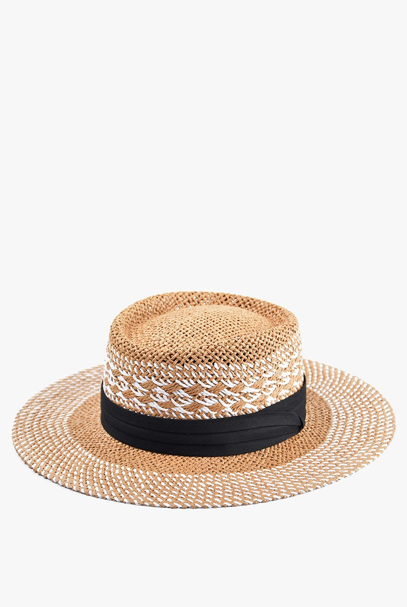 Zia Boater Hat-Hats-Krush Kandy, Women's Online Fashion Boutique Located in Phoenix, Arizona (Scottsdale Area)