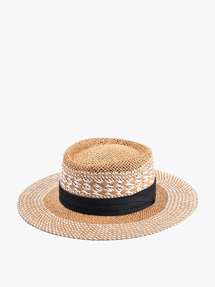 Zia Boater Hat-Hats-Krush Kandy, Women's Online Fashion Boutique Located in Phoenix, Arizona (Scottsdale Area)