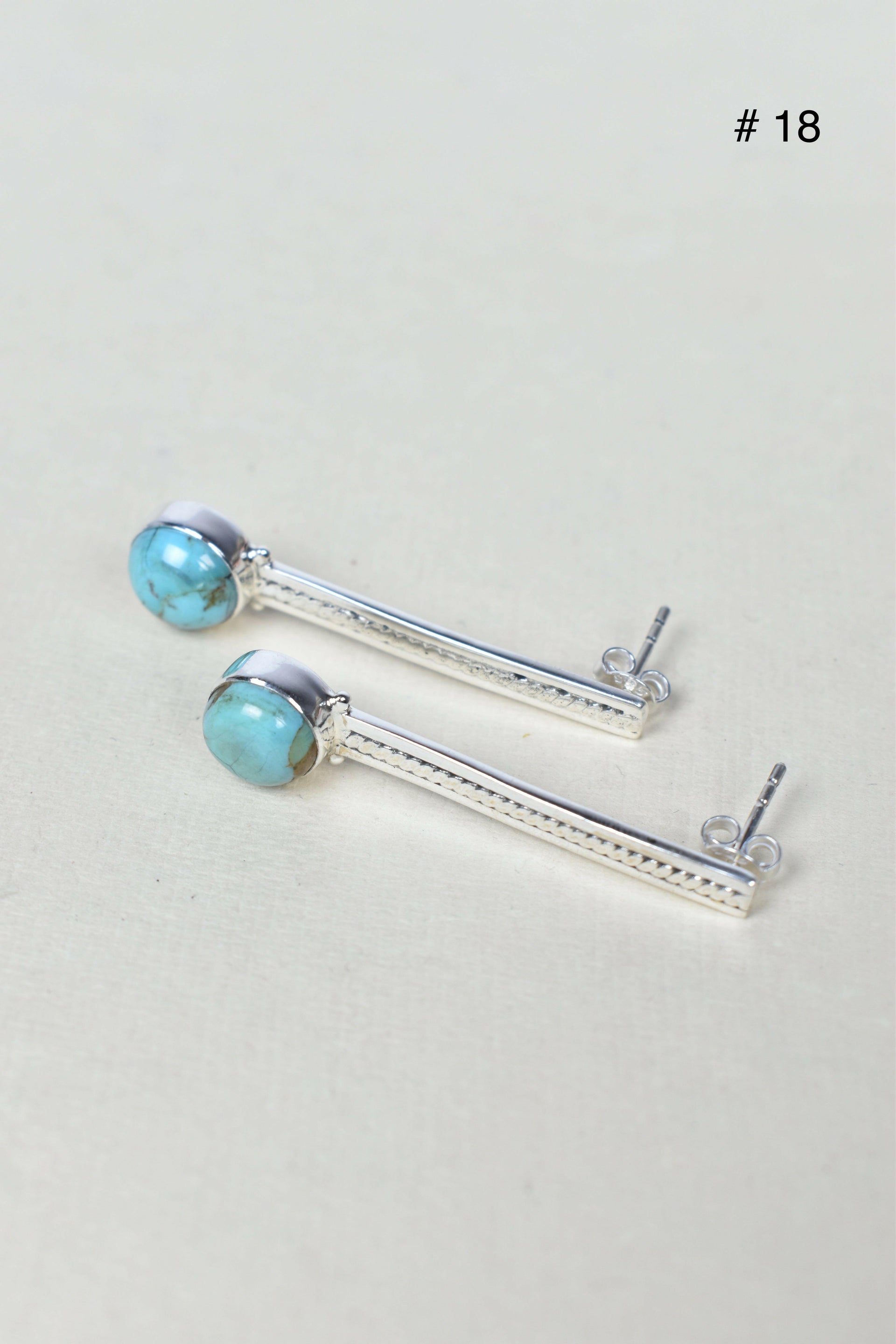 Silver Solitaire Bar Earrings-Drop Earrings-Krush Kandy, Women's Online Fashion Boutique Located in Phoenix, Arizona (Scottsdale Area)