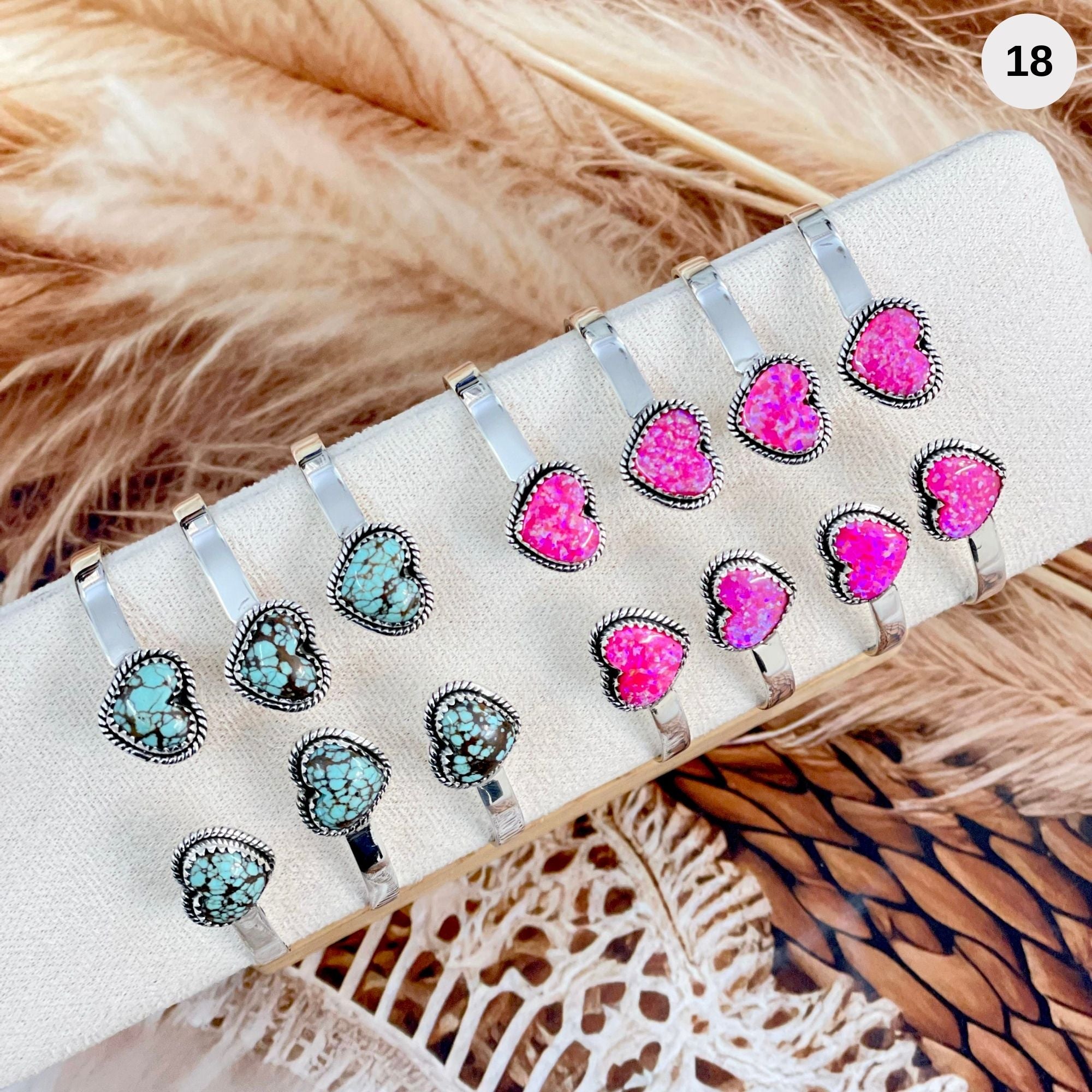 Heart-To-Heart Stone Bangle-Bracelets-Krush Kandy, Women's Online Fashion Boutique Located in Phoenix, Arizona (Scottsdale Area)