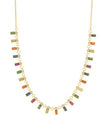 Multi Cubic Zirconia Minimalist Necklace-Necklaces-Krush Kandy, Women's Online Fashion Boutique Located in Phoenix, Arizona (Scottsdale Area)