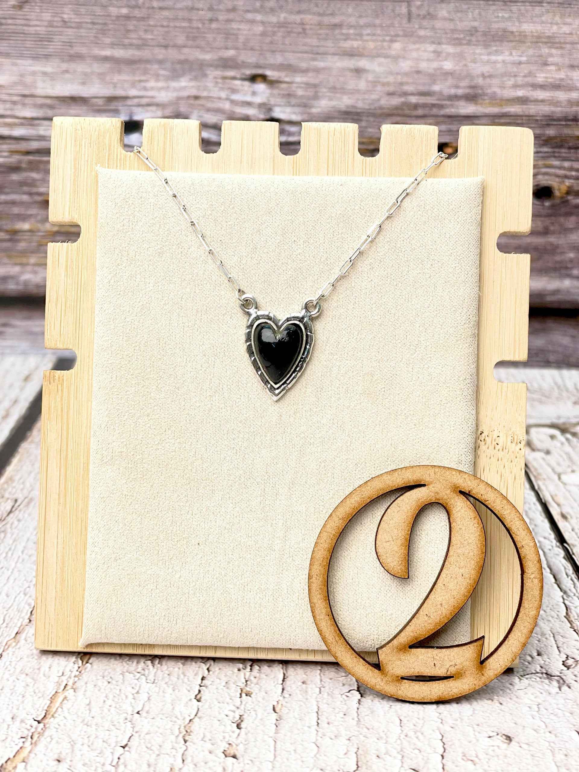 Full Of Love Heart Slab Necklace-Necklaces-Krush Kandy, Women's Online Fashion Boutique Located in Phoenix, Arizona (Scottsdale Area)