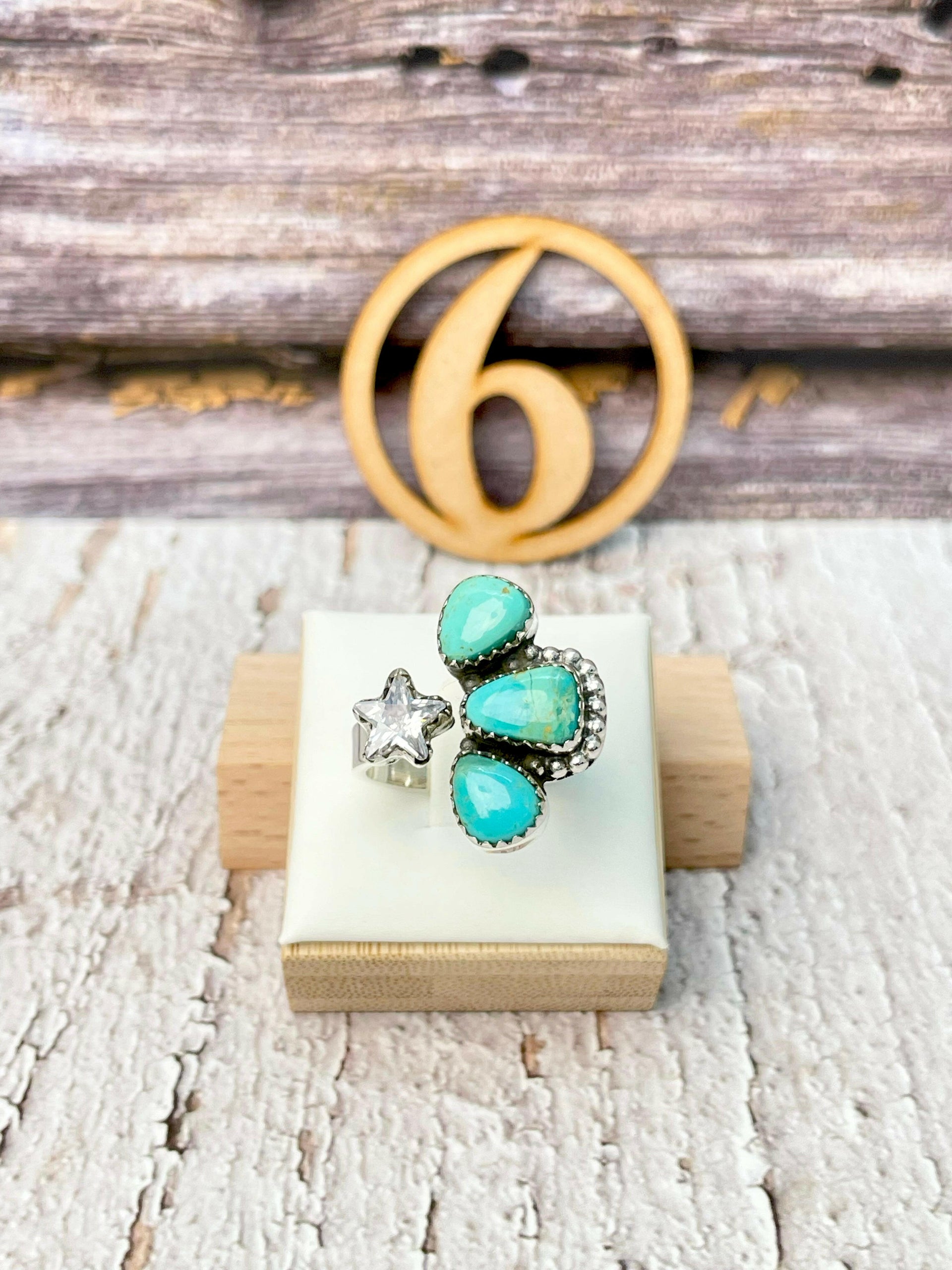 Shooting Star Floating Stone Ring-Ring Sizers-Krush Kandy, Women's Online Fashion Boutique Located in Phoenix, Arizona (Scottsdale Area)