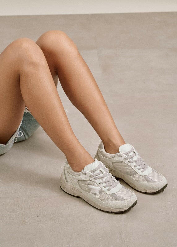 Major - Dad-Star Vintage Running Sneakers-Sneakers-Krush Kandy, Women's Online Fashion Boutique Located in Phoenix, Arizona (Scottsdale Area)