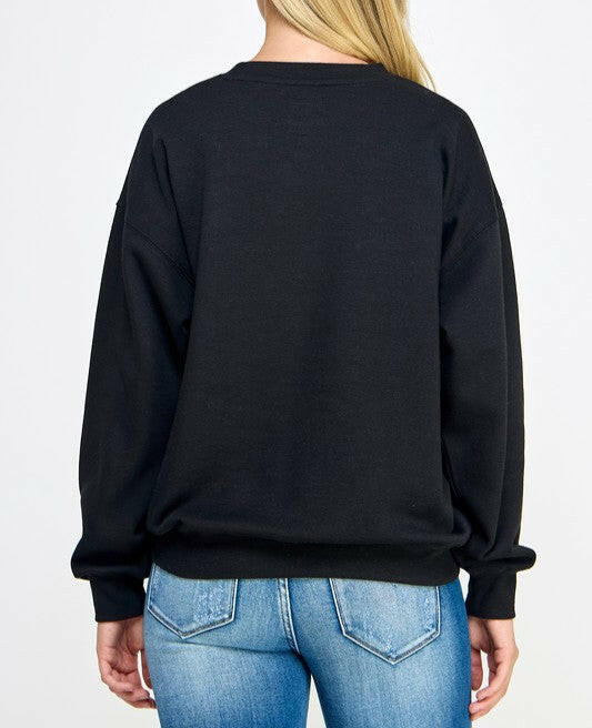 New York Fleece Relaxed Fit Sweatshirt | Two Colors-Sweatshirts-Krush Kandy, Women's Online Fashion Boutique Located in Phoenix, Arizona (Scottsdale Area)