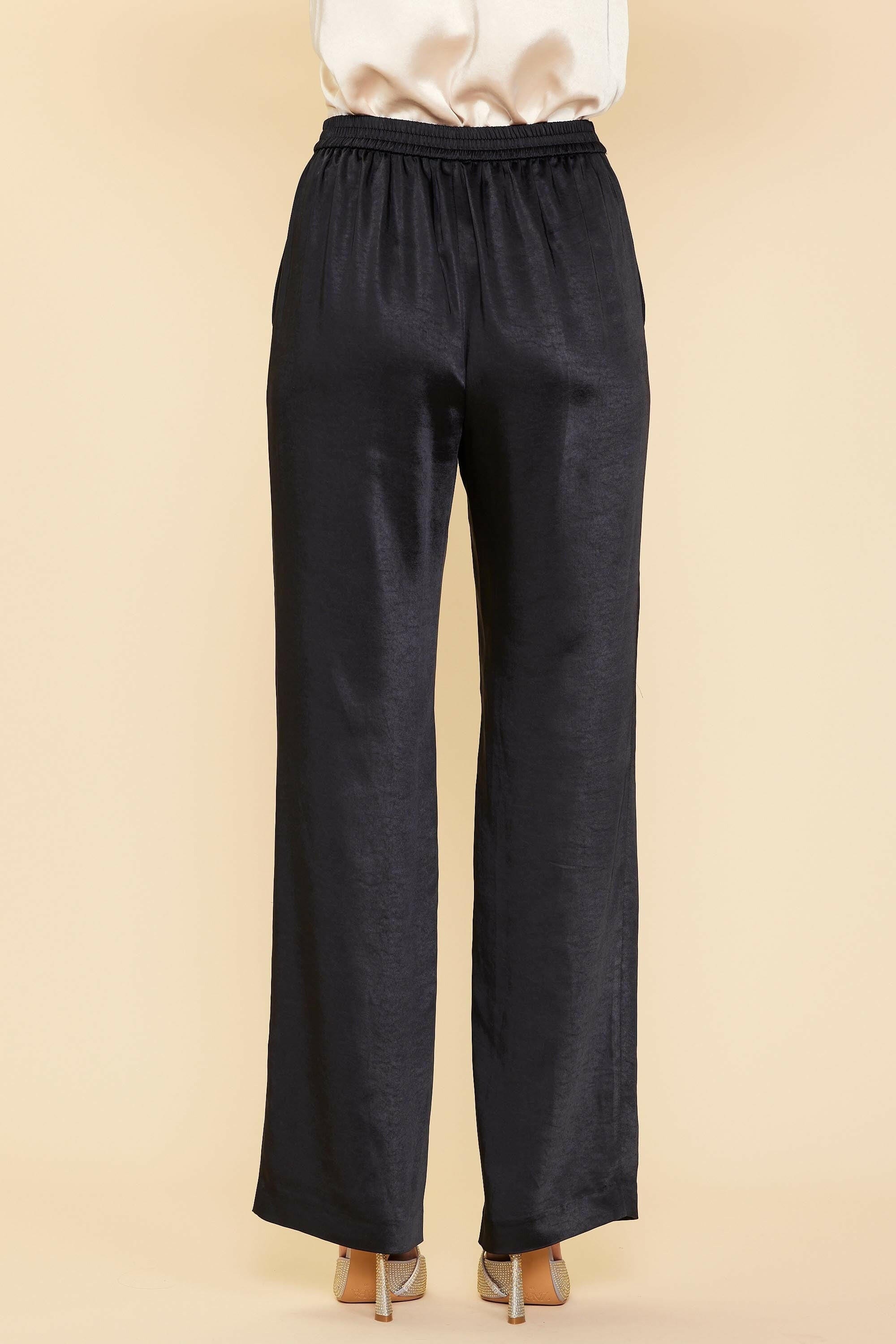 SATIN STRAIGHT LEG PANTS-PANTS-Krush Kandy, Women's Online Fashion Boutique Located in Phoenix, Arizona (Scottsdale Area)