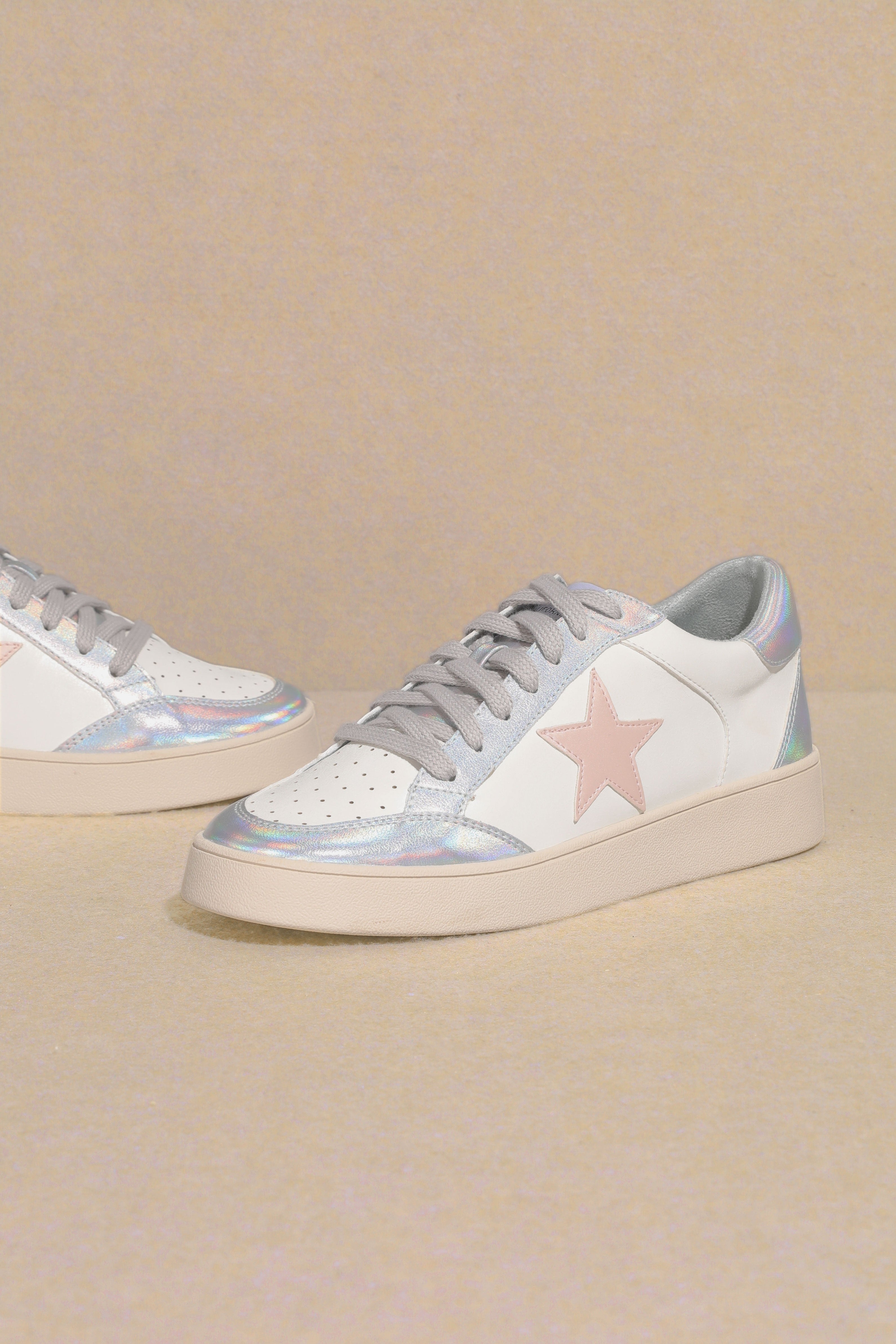 White Leather Low Top Sneakers- Juniper-Sneakers-Krush Kandy, Women's Online Fashion Boutique Located in Phoenix, Arizona (Scottsdale Area)