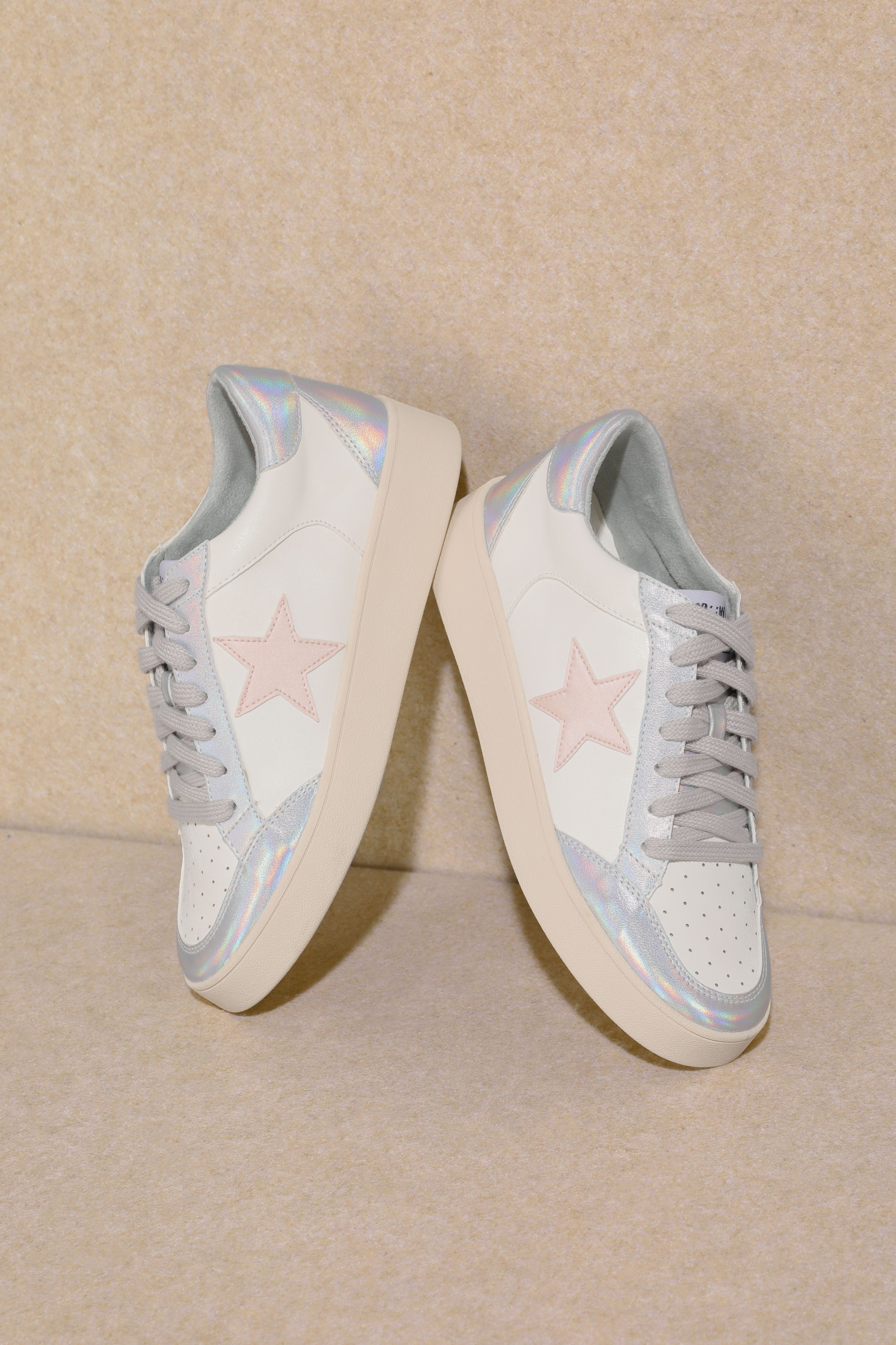 White Leather Low Top Sneakers- Juniper-Sneakers-Krush Kandy, Women's Online Fashion Boutique Located in Phoenix, Arizona (Scottsdale Area)