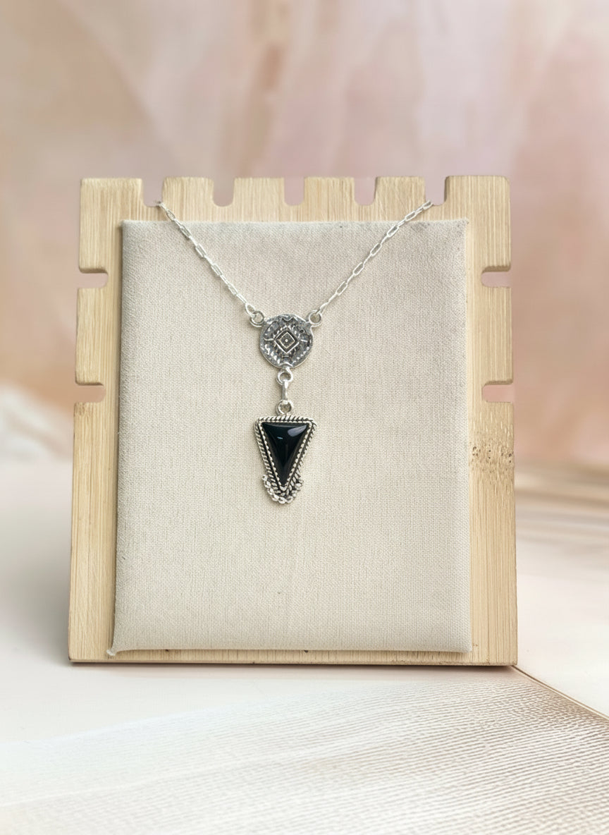 Aztec Triad Multi Stone Necklace-Necklaces-Krush Kandy, Women's Online Fashion Boutique Located in Phoenix, Arizona (Scottsdale Area)