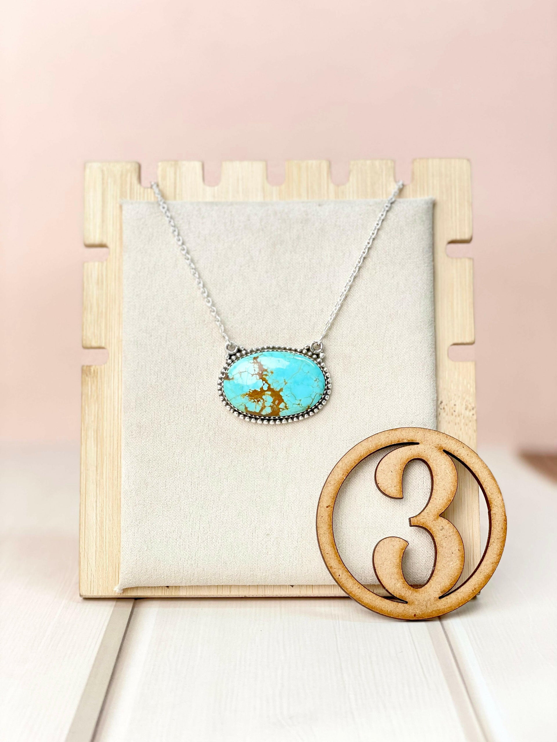 No. 8 Slab Chain Pendants Bno. 3-Necklaces-Krush Kandy, Women's Online Fashion Boutique Located in Phoenix, Arizona (Scottsdale Area)