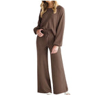 LUXE Soft Long Sleeve & Wide Leg Pant Lounge Set-Pants-Krush Kandy, Women's Online Fashion Boutique Located in Phoenix, Arizona (Scottsdale Area)