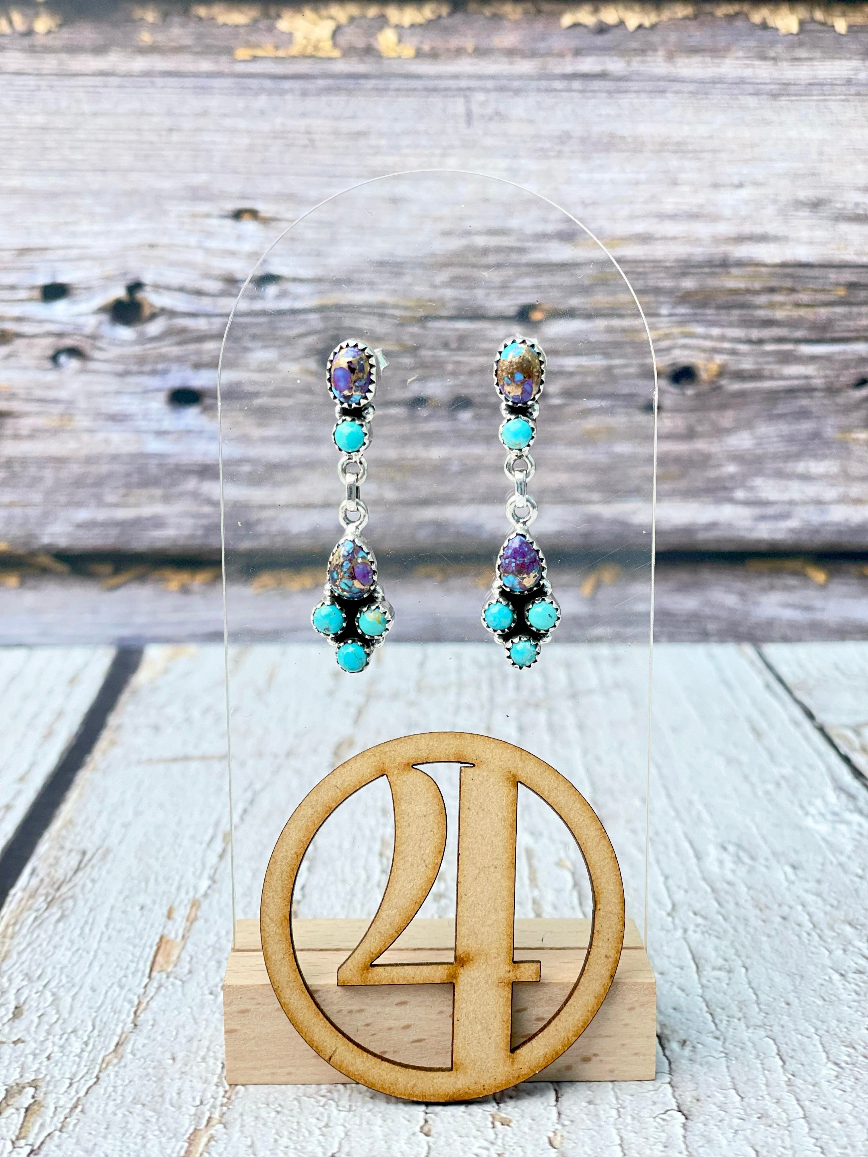 Enya's Delight Stone Earrings-Earrings-Krush Kandy, Women's Online Fashion Boutique Located in Phoenix, Arizona (Scottsdale Area)