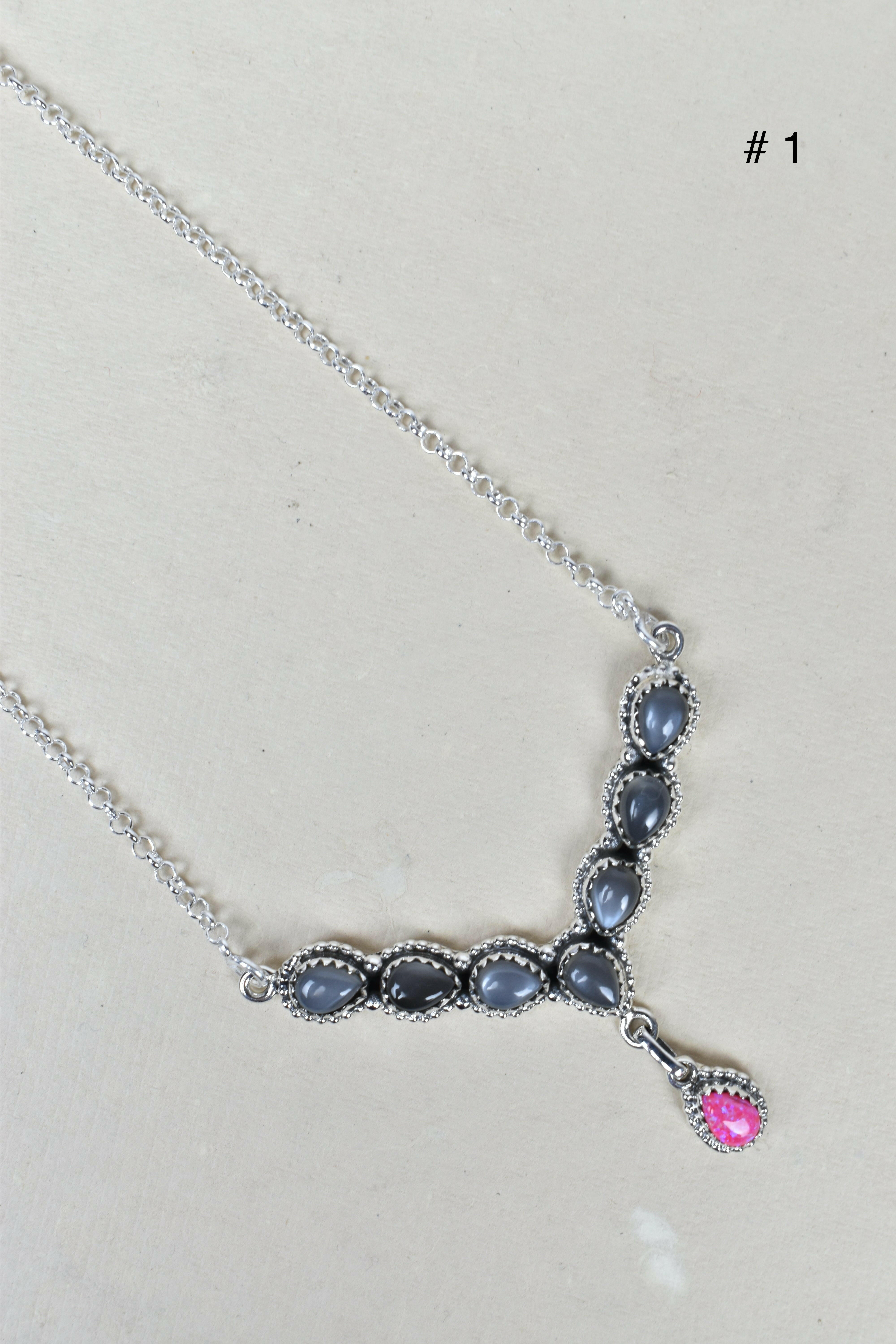 Y Knot Sterling Silver Necklace-Lariat and Y Necklaces-Krush Kandy, Women's Online Fashion Boutique Located in Phoenix, Arizona (Scottsdale Area)