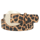 Leopard Saffiano Strap Belt-Belts-Krush Kandy, Women's Online Fashion Boutique Located in Phoenix, Arizona (Scottsdale Area)