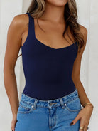 Solid Color Wide Strap Cami-Krush Kandy, Women's Online Fashion Boutique Located in Phoenix, Arizona (Scottsdale Area)