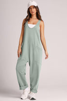 Wide Strap Jumpsuit with Pockets-Jumpsuits & Rompers-Krush Kandy, Women's Online Fashion Boutique Located in Phoenix, Arizona (Scottsdale Area)