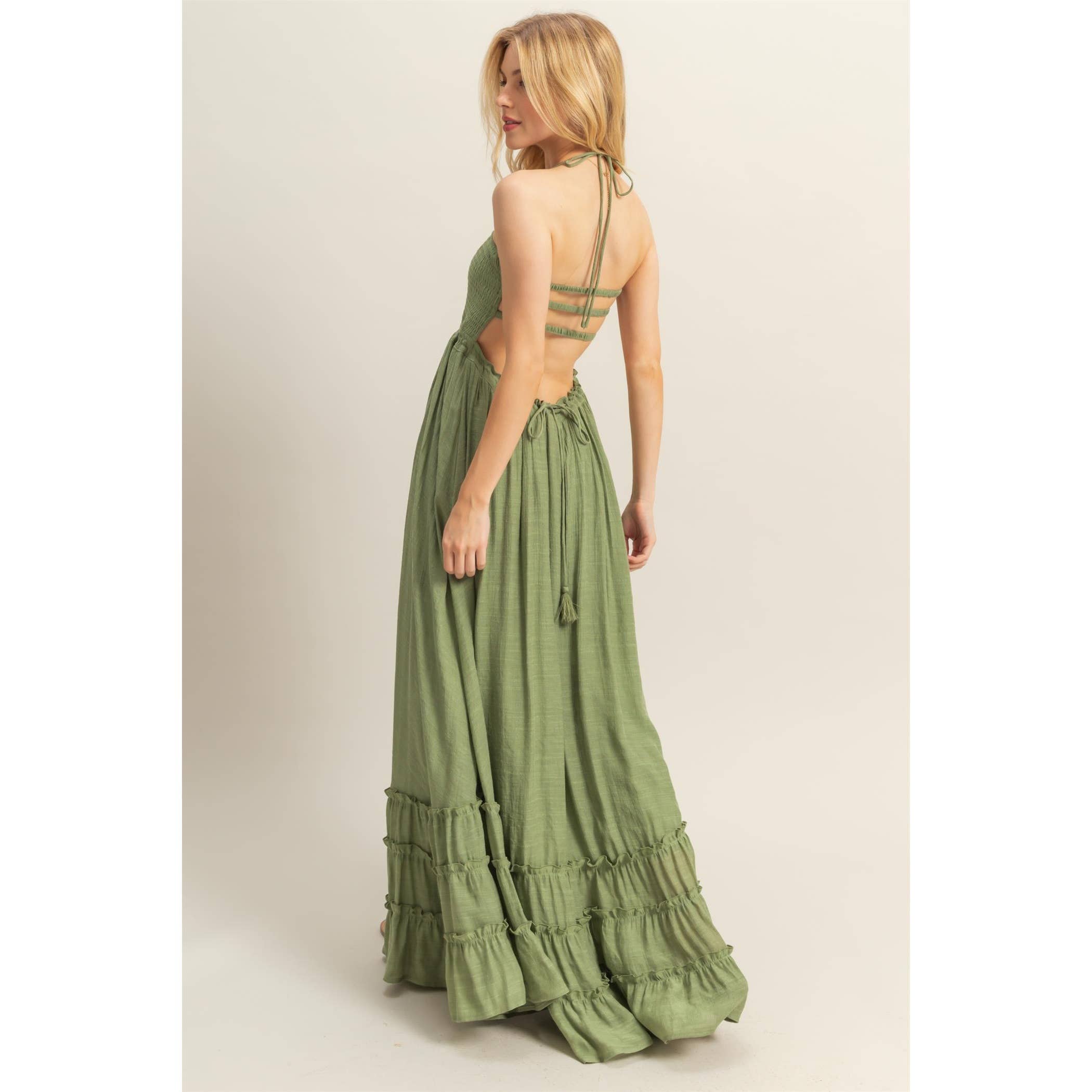 Twirl Away Tiered Maxi Dress-Dresses-Krush Kandy, Women's Online Fashion Boutique Located in Phoenix, Arizona (Scottsdale Area)