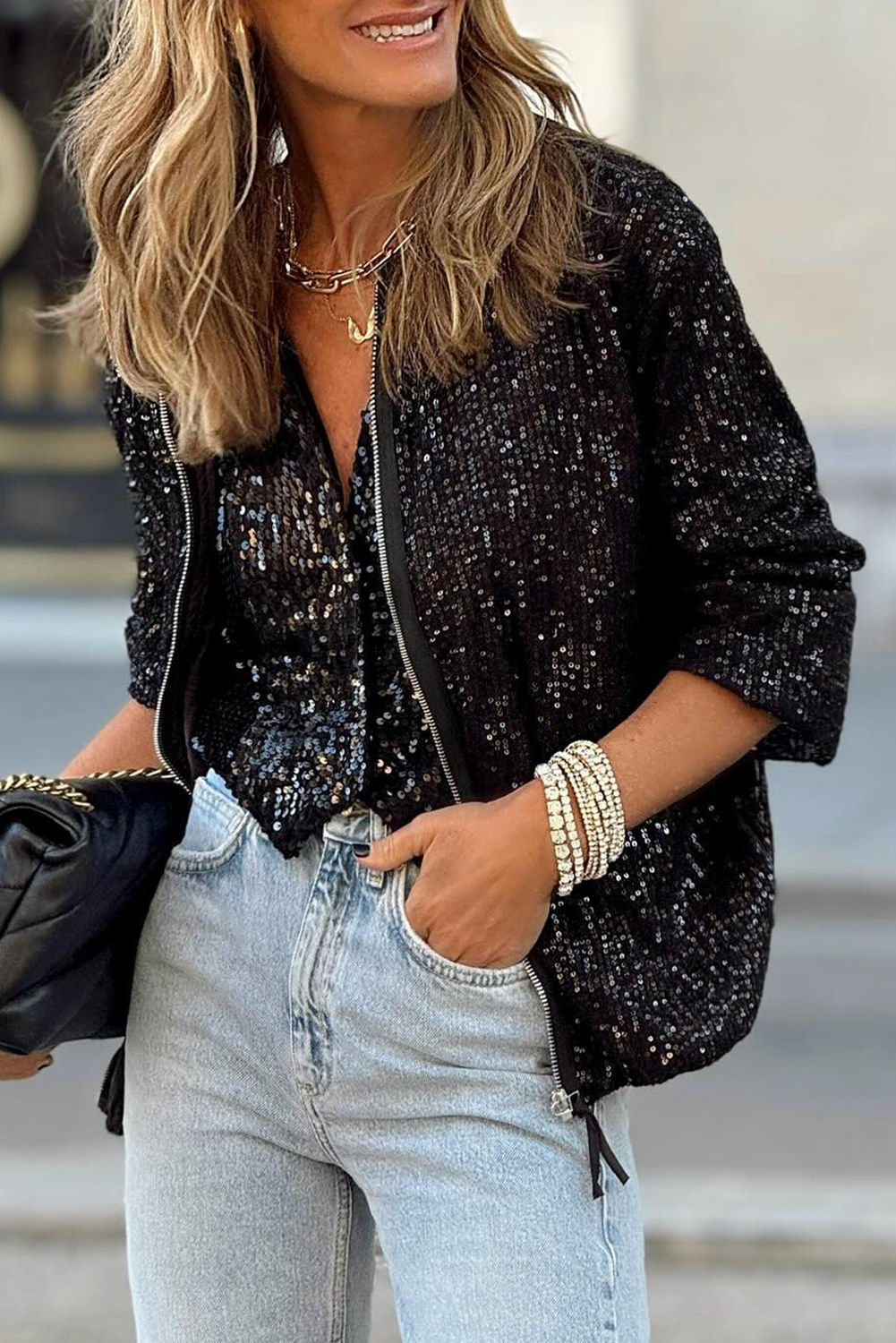 DOORBUSTER! Golden Hour Cropped Jacket-Jackets-Krush Kandy, Women's Online Fashion Boutique Located in Phoenix, Arizona (Scottsdale Area)