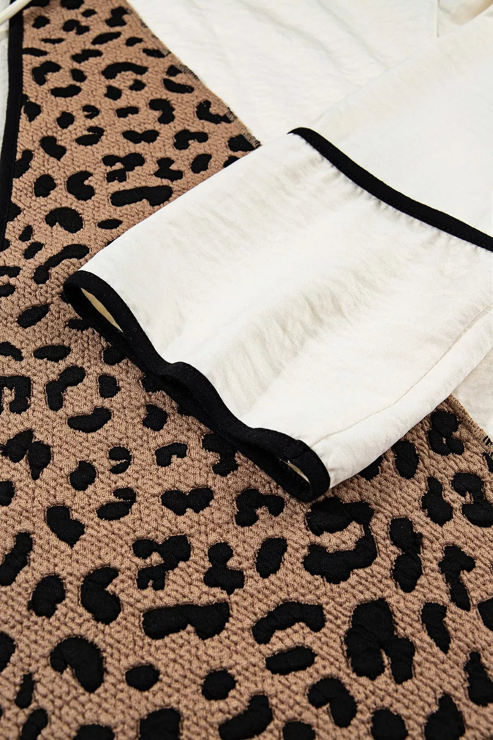 Drawstring Leopard Long Sleeve Hooded Jacket-Jacket-Krush Kandy, Women's Online Fashion Boutique Located in Phoenix, Arizona (Scottsdale Area)