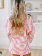 Striped Top and Skirt Set with Drawstring-2 Piece Outfit Sets-Krush Kandy, Women's Online Fashion Boutique Located in Phoenix, Arizona (Scottsdale Area)