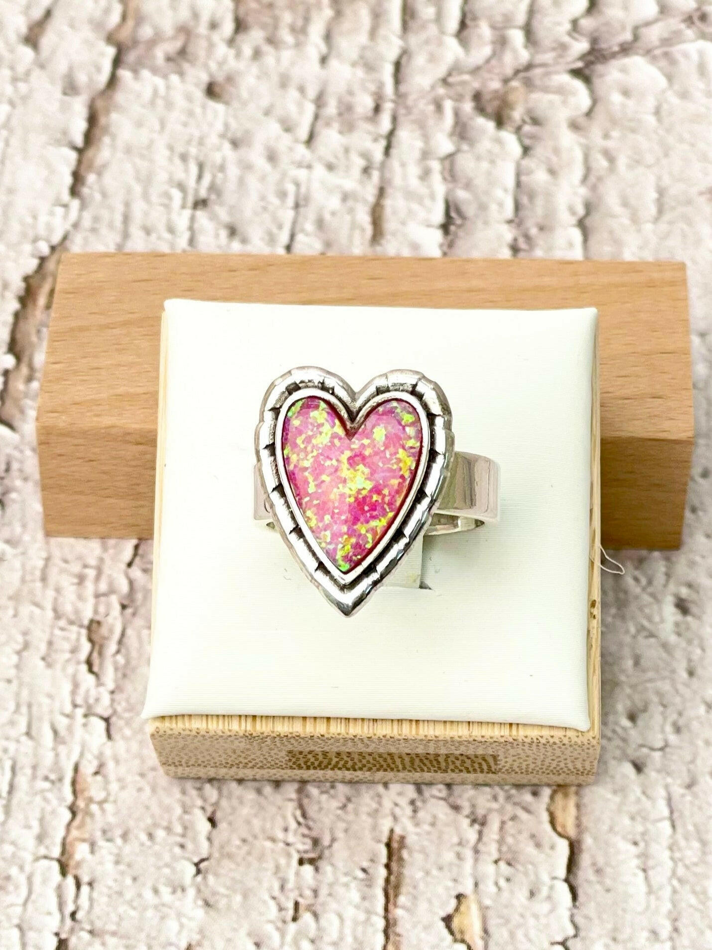 Love Is In The Air Heart Slab Ring | MADE TO ORDER-Rings-Krush Kandy, Women's Online Fashion Boutique Located in Phoenix, Arizona (Scottsdale Area)