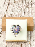 Love Is In The Air Heart Slab Ring-Rings-Krush Kandy, Women's Online Fashion Boutique Located in Phoenix, Arizona (Scottsdale Area)