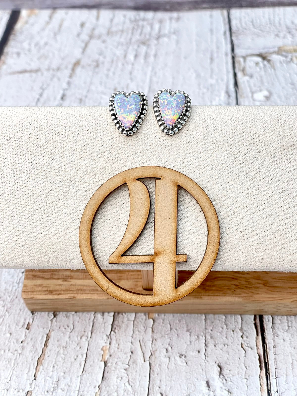 Long Heart Slab Earrings-Earrings-Krush Kandy, Women's Online Fashion Boutique Located in Phoenix, Arizona (Scottsdale Area)